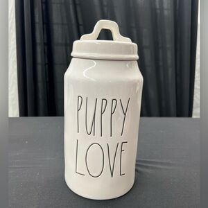 Rae Dunn Puppy Love Ceramic Canister Artisan Collection by Magenta